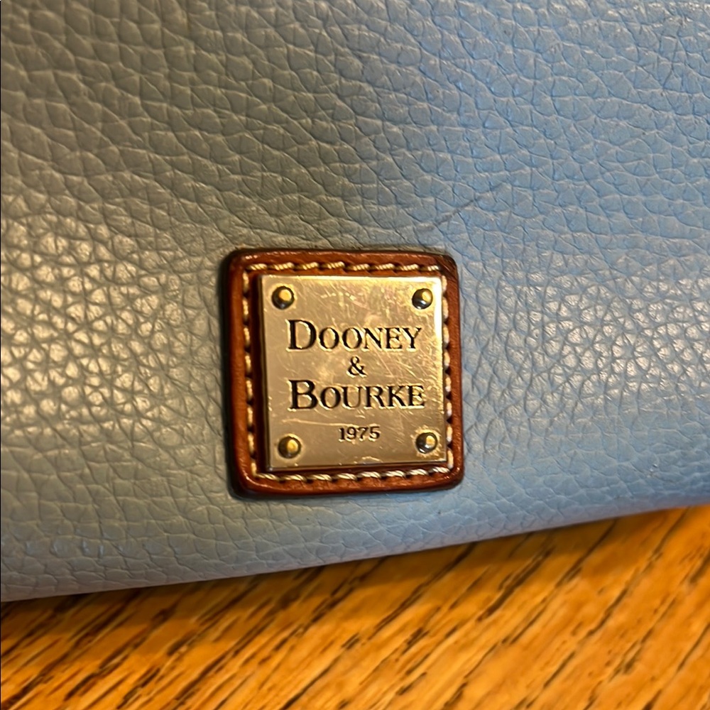 Dooney & Bourke Blue Textured Leather Bag